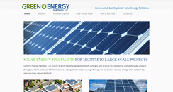Desktop Screenshot of greenenergylp.com